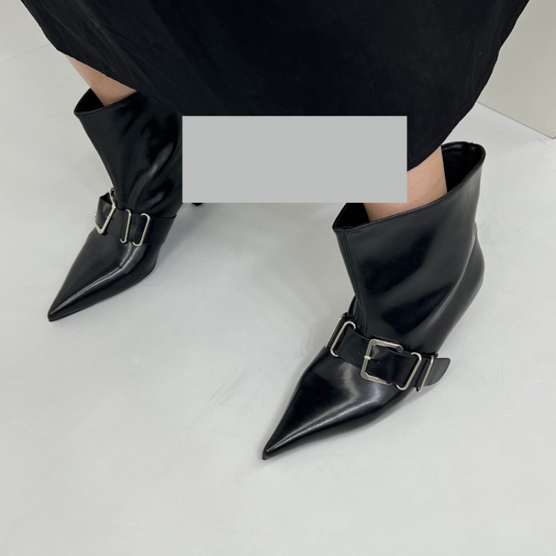 Women Shoes Luxury Brand - Новинка 2025, роскошные ботильоны с острым