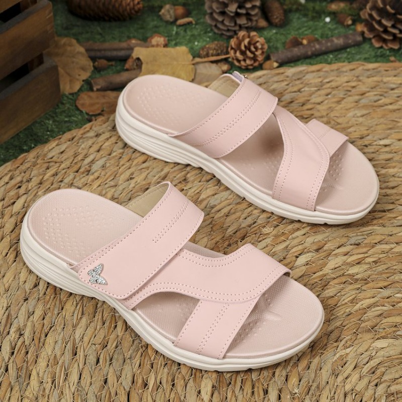 Women Shoes Wedges - Модные женские летние уличные туфли-шлепанцы на