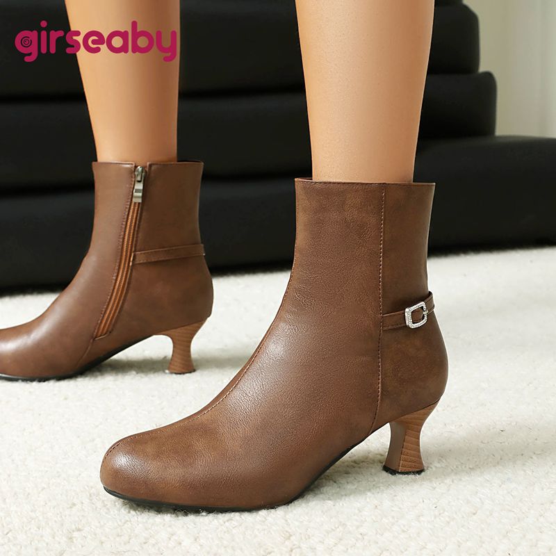 Women'S Shoes Extended Sizes - Girseaby Модная обувь Ретро офисные женские
