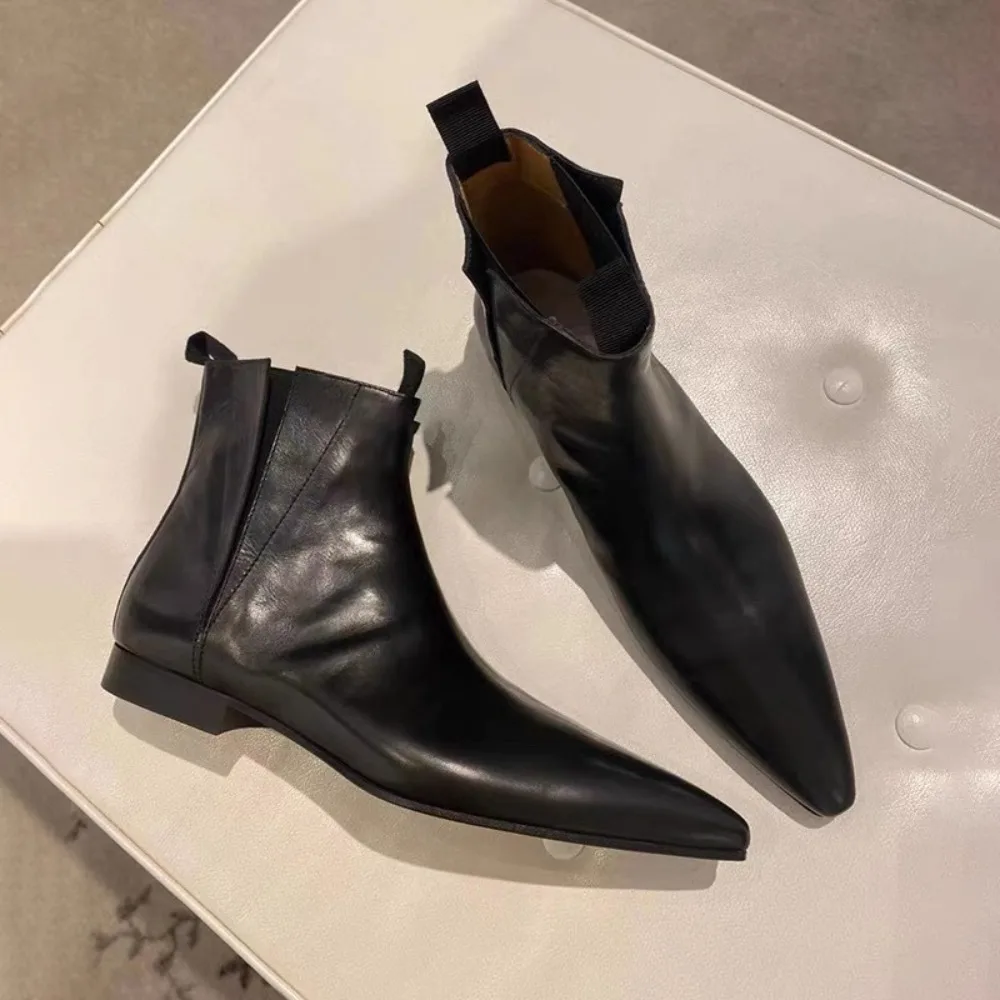Women Shoes Luxury Brand - Роскошные женские короткие ботинки осень-зима из