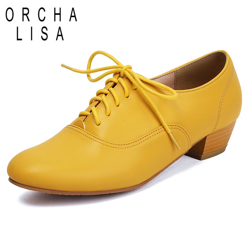 Women'S Shoes Extended Sizes - ORCHA LISA Винтажные повседневные туфли на
