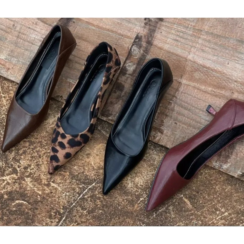 Women Shoes Heels - 2024, женские пикантные туфли-лодочки телесного цвета