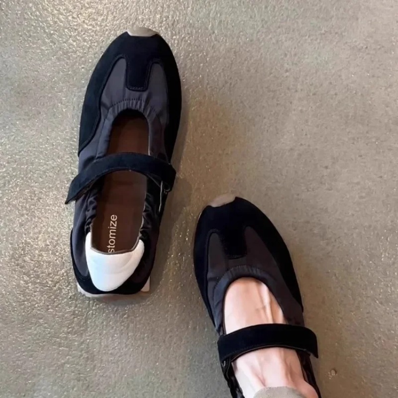 Women Shoes Wedges - Кожаные туфли Мэри Джейн 2025 года,