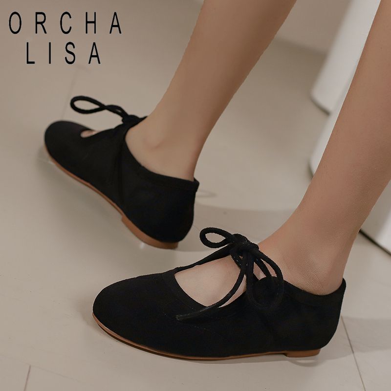 Women'S Shoes Extended Sizes - ORCHA LISA Модные женские туфли-балетки из