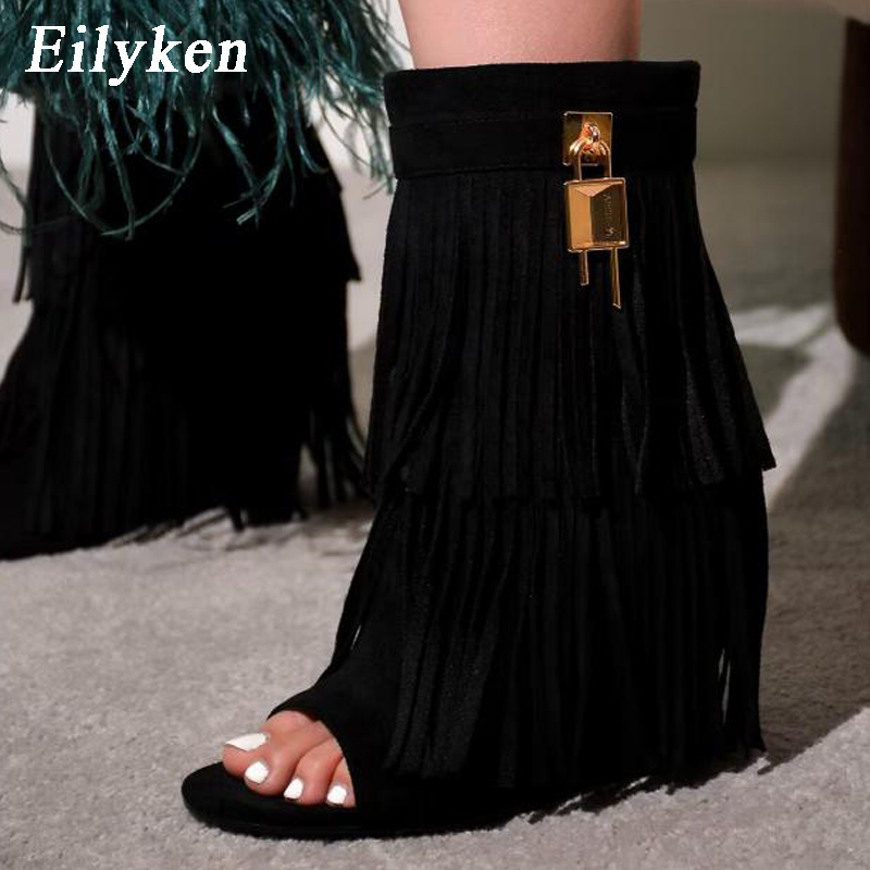 Wedge Heeled Sneaker - Женские дизайнерские босоножки Eilyken на танкетке
