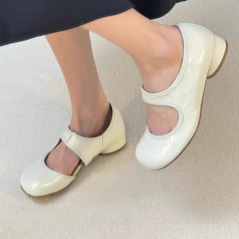 Women Shoes Luxury Brand - Женские туфли-лоферы на каблуке, модные кожаные