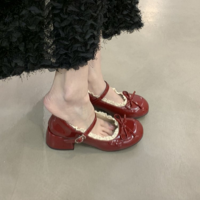 Женские туфли Мэри Джейн класс – обзор и цена Women'S Shoes Burgundy