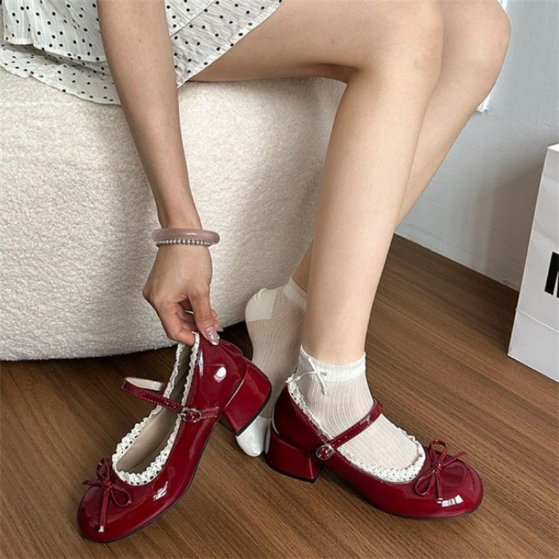 Женские туфли Мэри Джейн класс – обзор и цена Women'S Shoes Burgundy