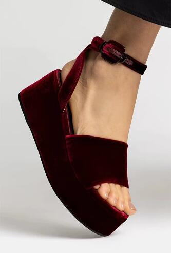 Бордовые бархатные босоножки н – обзор и цена Women'S Shoes Burgundy