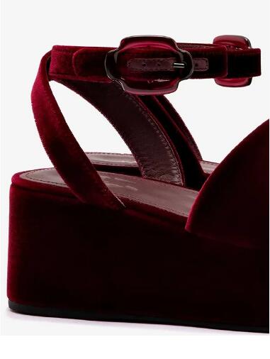 Бордовые бархатные босоножки н – обзор и цена Women'S Shoes Burgundy