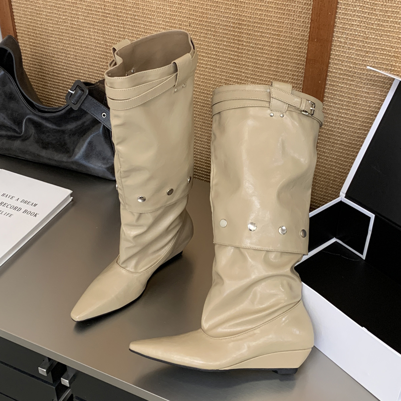 Новые модные женские сапоги до – обзор и цена Wedge Heeled Sneaker