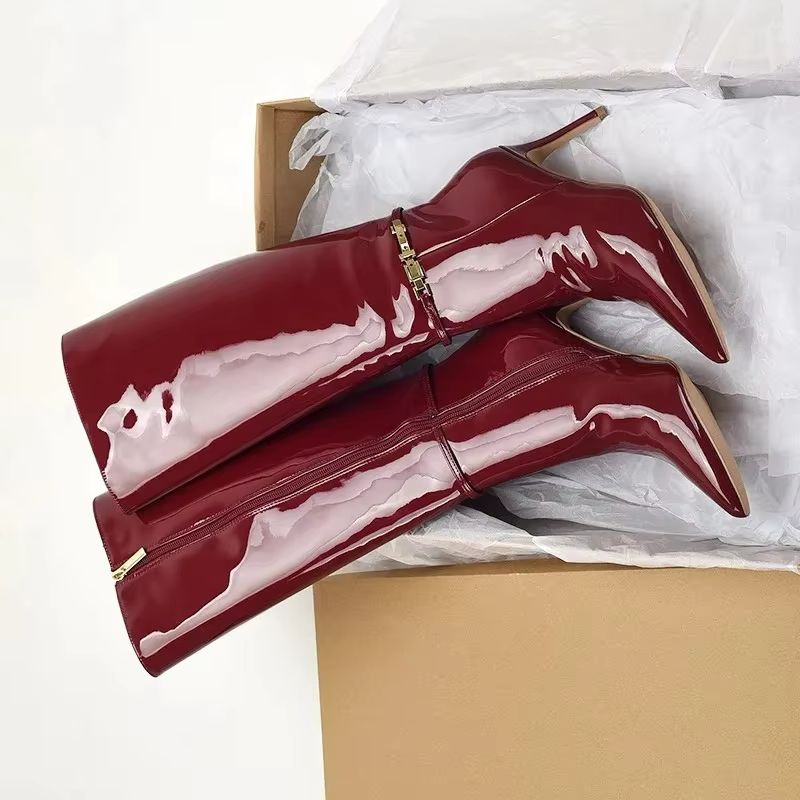 Новые женские высокие сапоги и – обзор и цена Women'S Shoes Burgundy