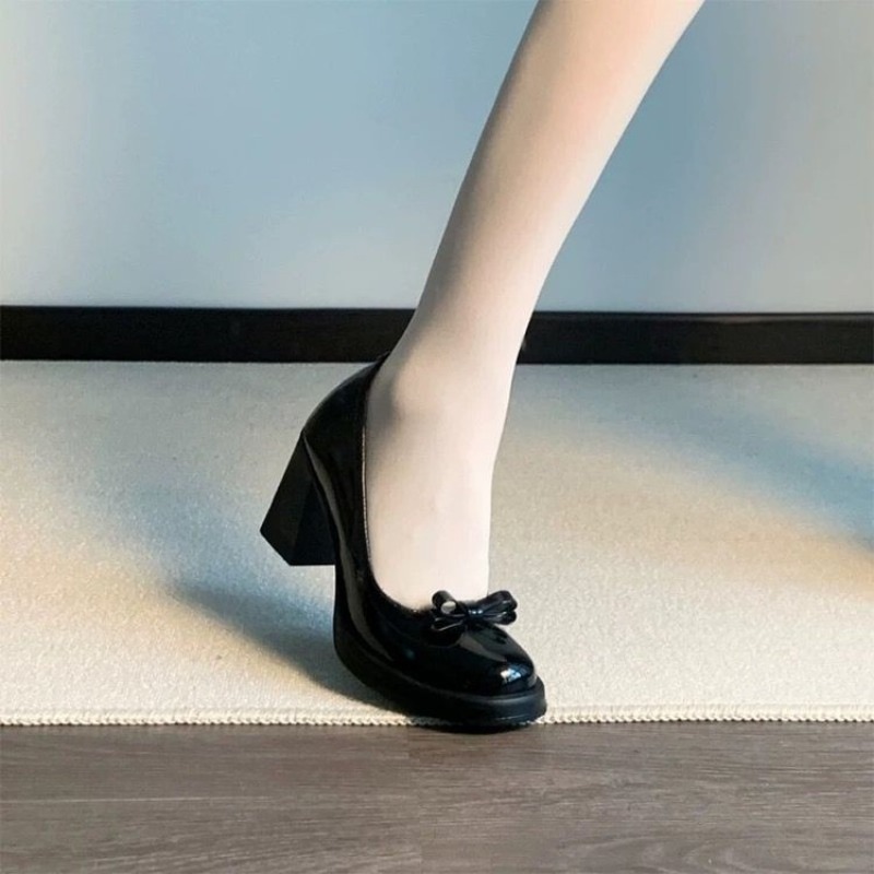 Черные туфли Мэри Джейн на пла – обзор и цена Patent Leather Pump