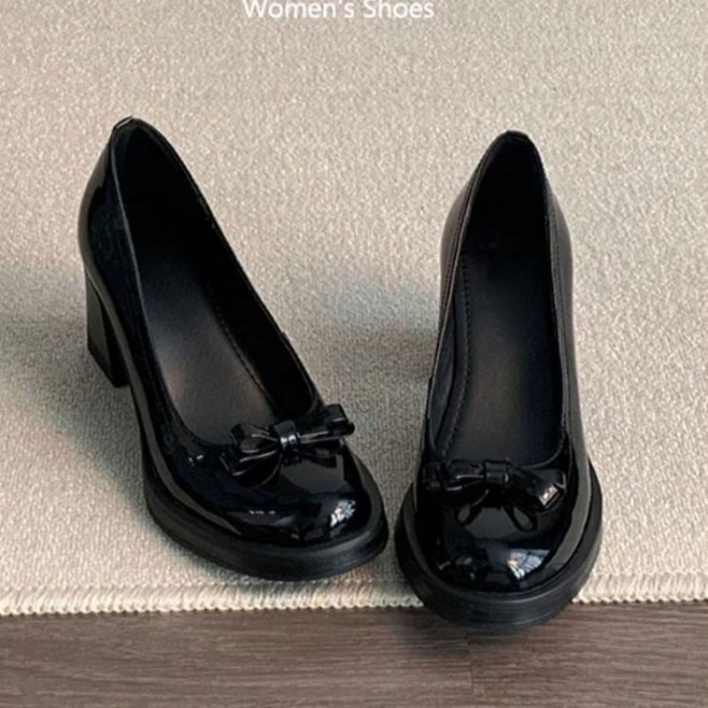 Черные туфли Мэри Джейн на пла – обзор и цена Patent Leather Pump