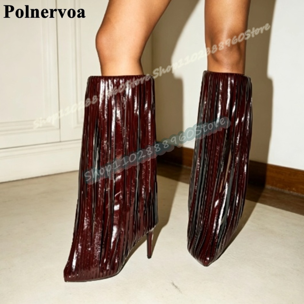 Ботинки-чулки большого размера – обзор и цена Women'S Shoes Burgundy