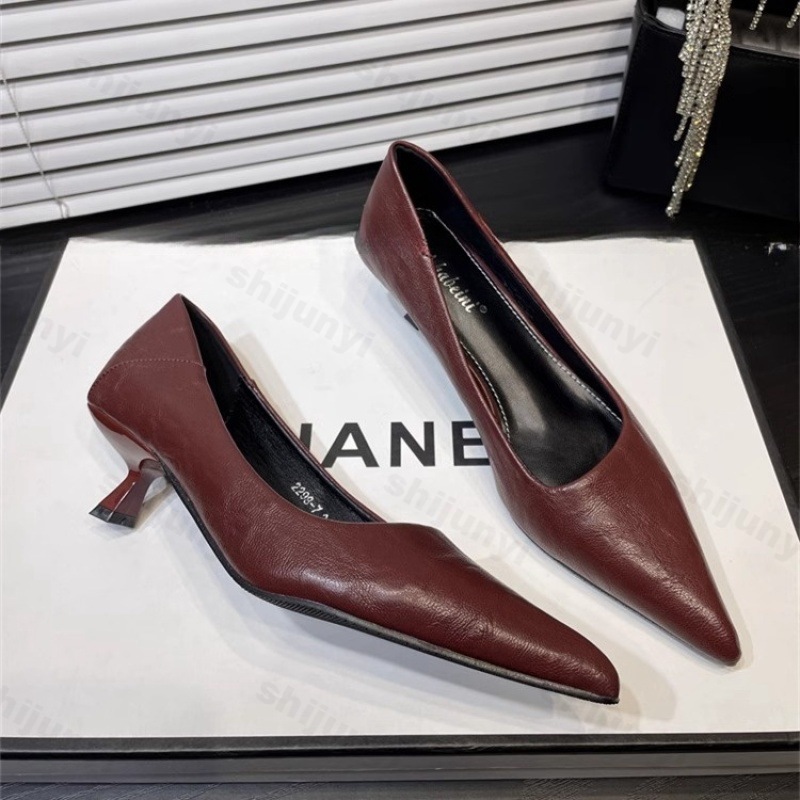 Женские элегантные французские – обзор и цена Women'S Shoes Burgundy