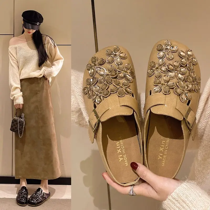 Женские мюли-сабо с цветочным  – обзор и цена Women Shoes Mules