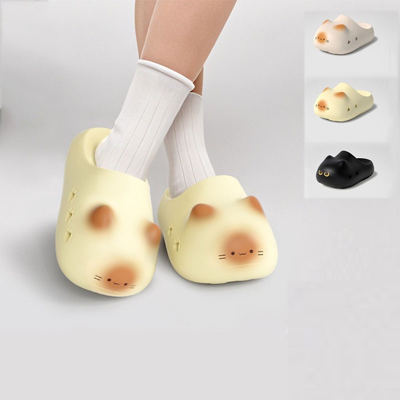Новые креативные тапочки-котик – обзор и цена Women Shoes Mules