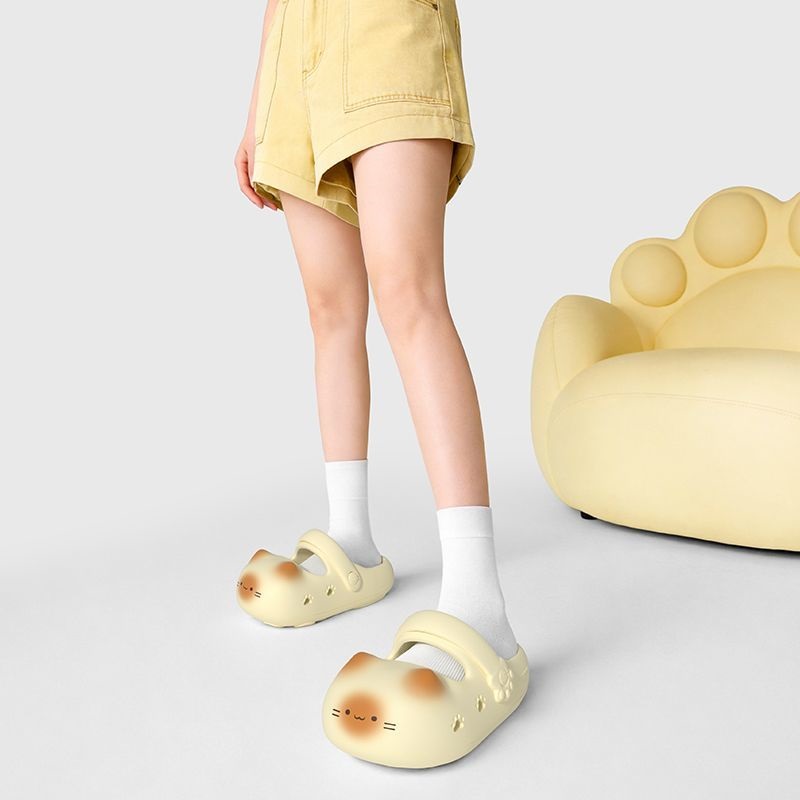 Новые креативные тапочки-котик – обзор и цена Women Shoes Mules
