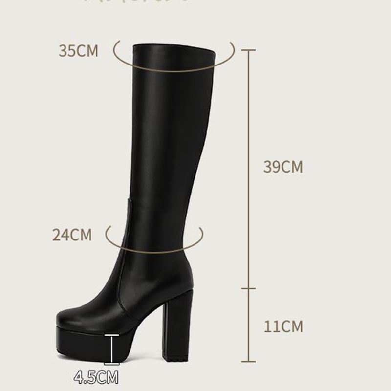 ORCHALISA Glam Ladies Knee Hig – обзор и цена Women'S Shoes Extended Sizes