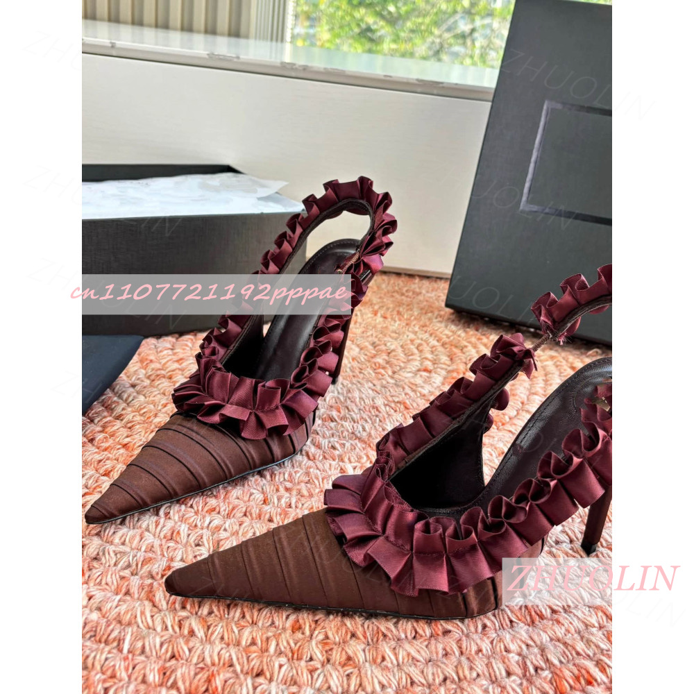 Туфли-лодочки на шпильке с отк – обзор и цена Women'S Shoes Burgundy